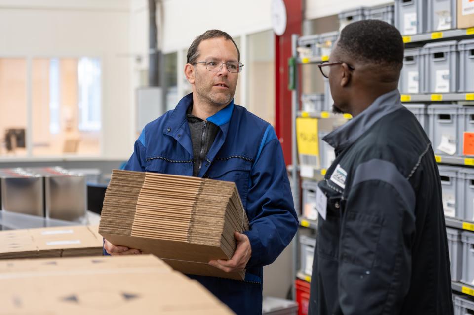 Medewerkers externe plaatsing Bison bij de Betho - Begeleid werken