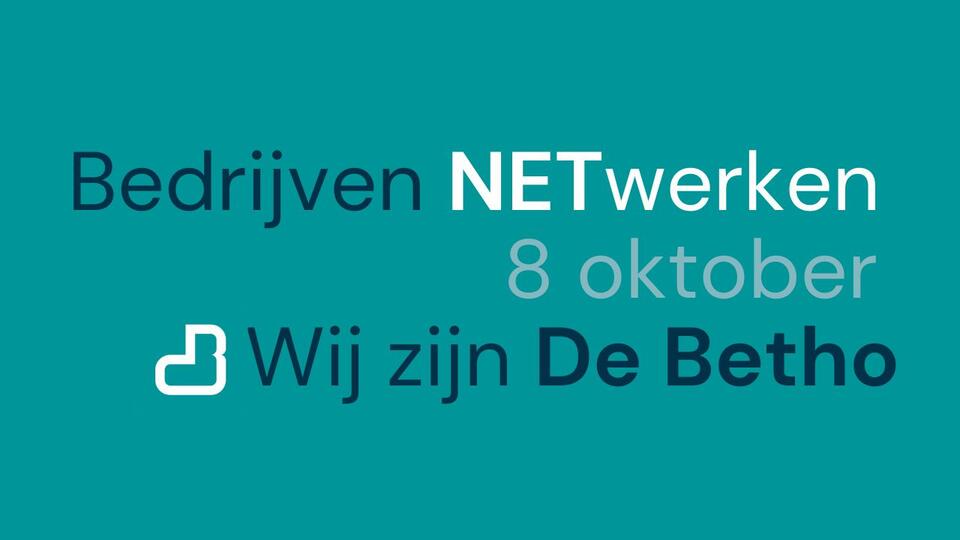Banner netwerkochtend De Betho